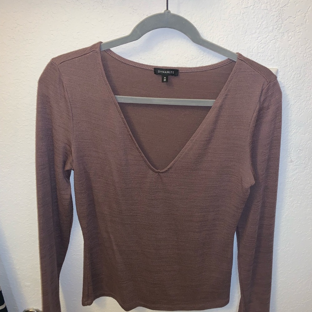 Dynamite mauve long sleeve